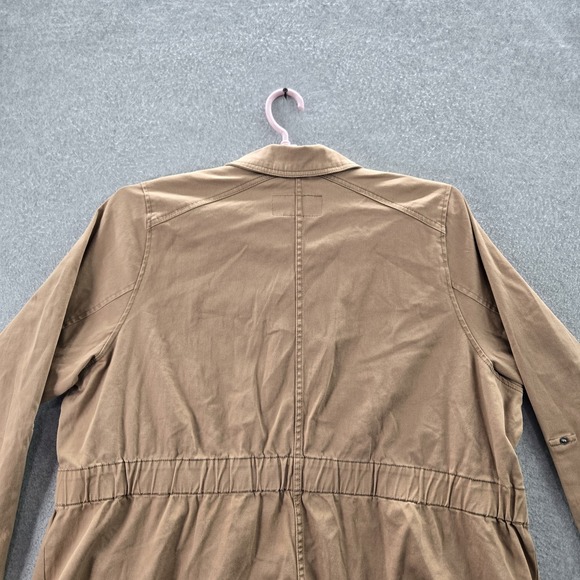 Torrid Women Jacket 3 Tan Twill Utility Button Long Sleeve - Picture 7 of 9